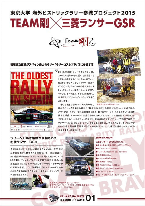 篠塚建次郎　2015年の活動