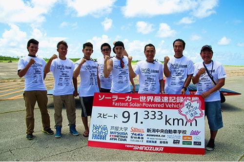 篠塚建次郎 2014年ソーラーカー世界最速ギネス記録